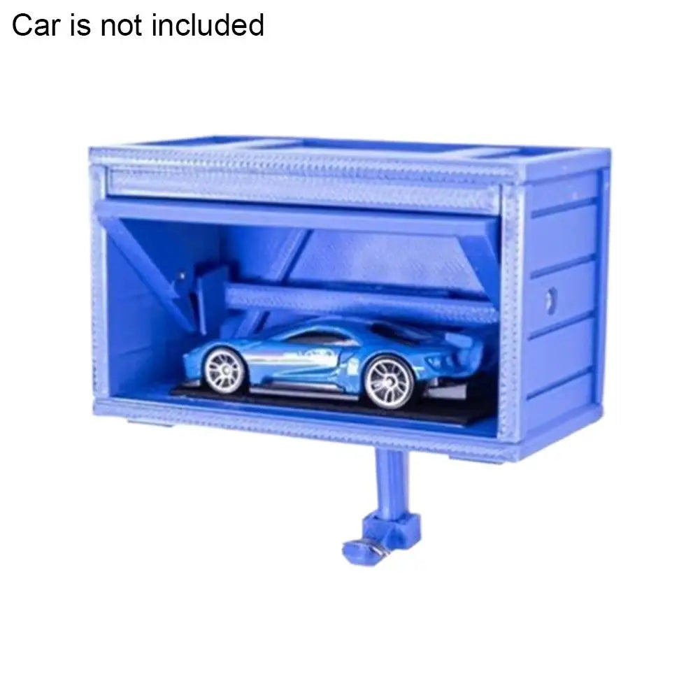 Car Garage Key Holder With Opening Door Fun Garage Keychain Wall Hanging Car Key Holder Easy Installation Wall Decoration