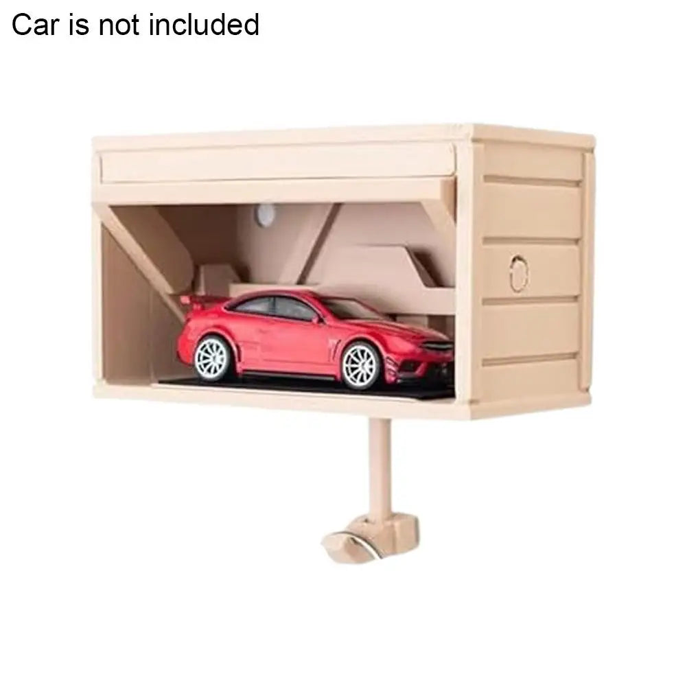 Car Garage Key Holder With Opening Door Fun Garage Keychain Wall Hanging Car Key Holder Easy Installation Wall Decoration