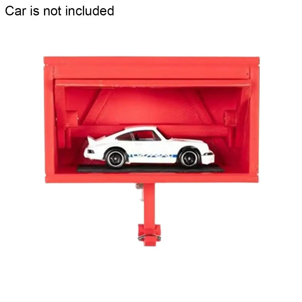 Car Garage Key Holder With Opening Door Fun Garage Keychain Wall Hanging Car Key Holder Easy Installation Wall Decoration
